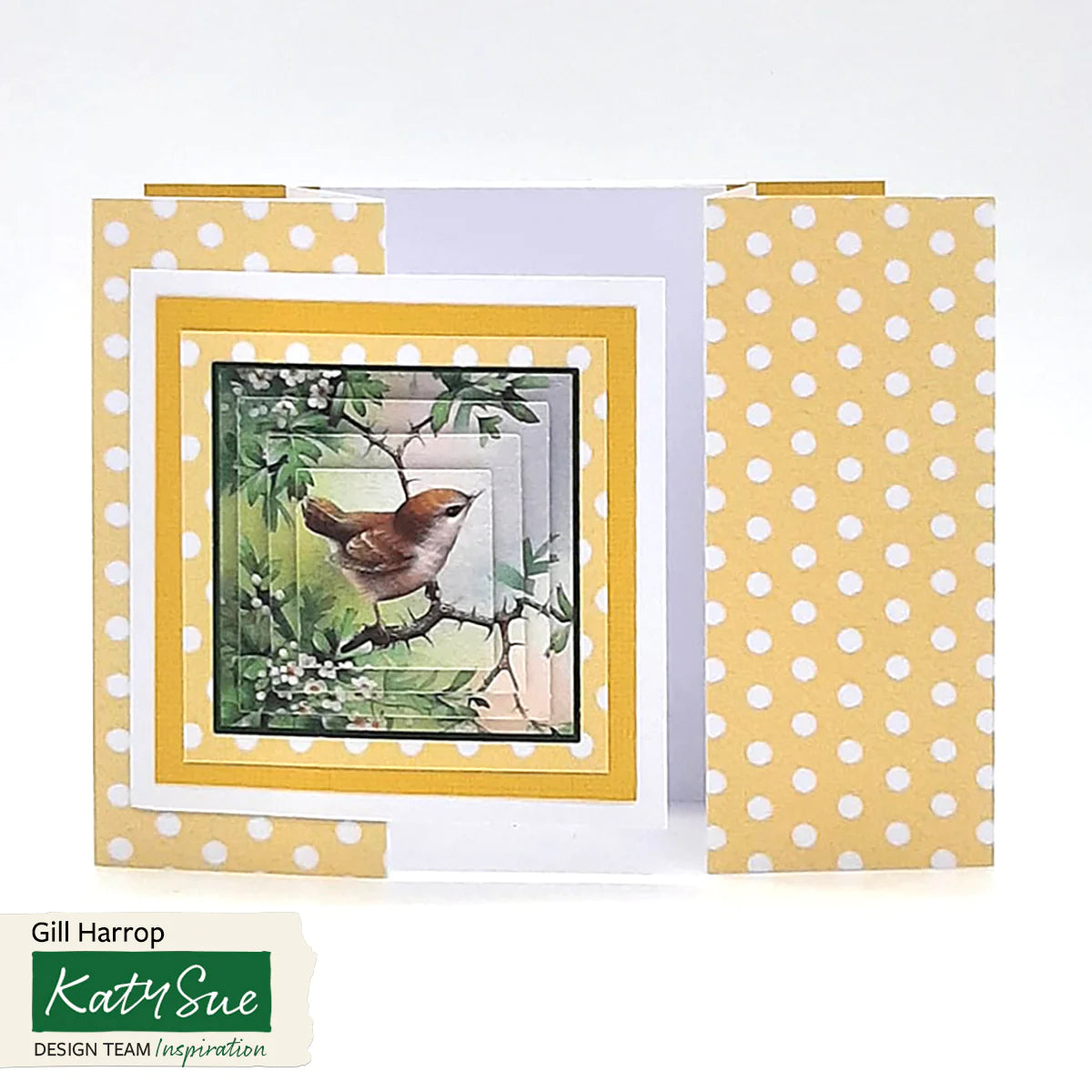 Die Cut Decoupage – Wren In Mayblossom (Pack Of 3)