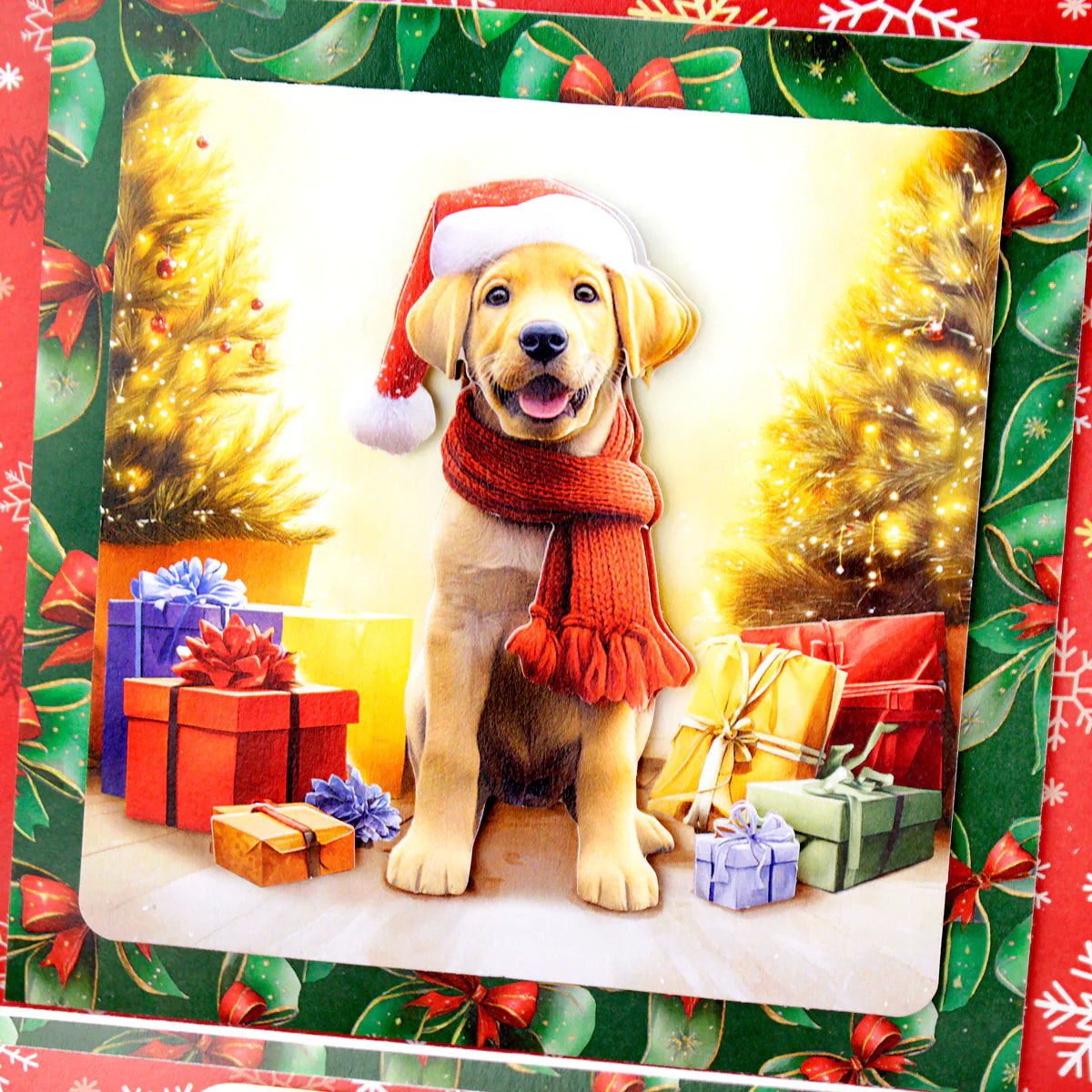 Katy Sue Santa Paws Die Cut Topper & Decoupage Collection