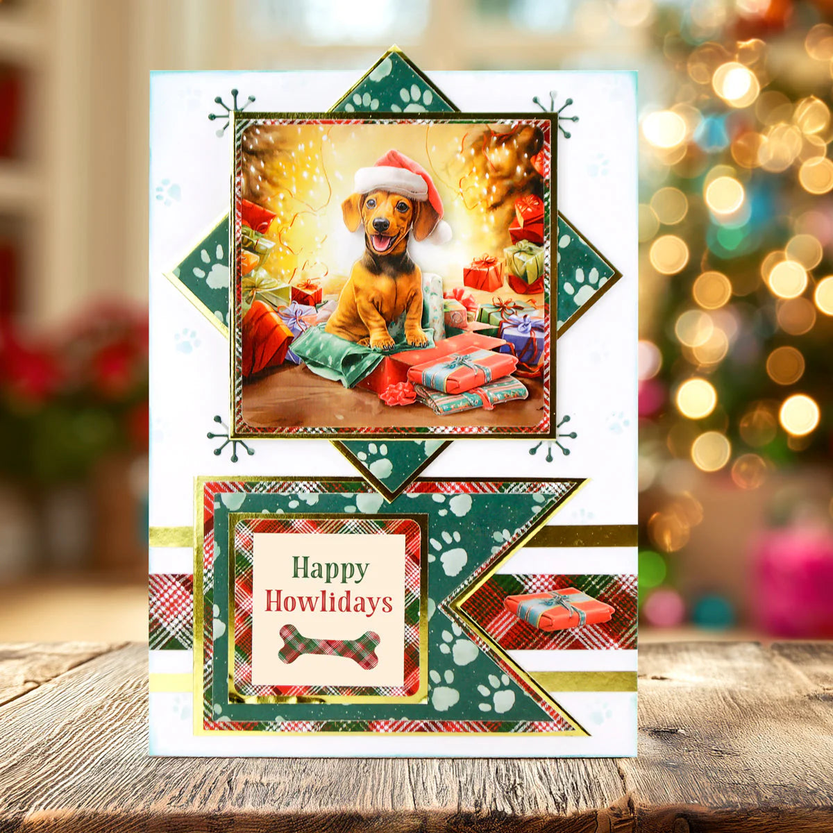 Katy Sue Santa Paws Die Cut Topper & Decoupage Collection