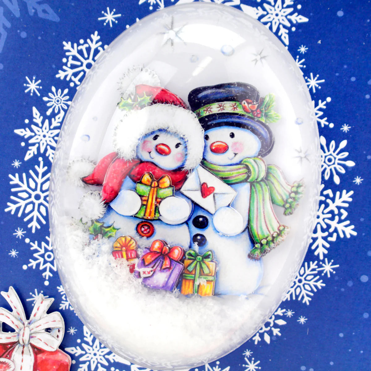 Die Cut Decoupage – Snowmen & Presents (pack of 3)