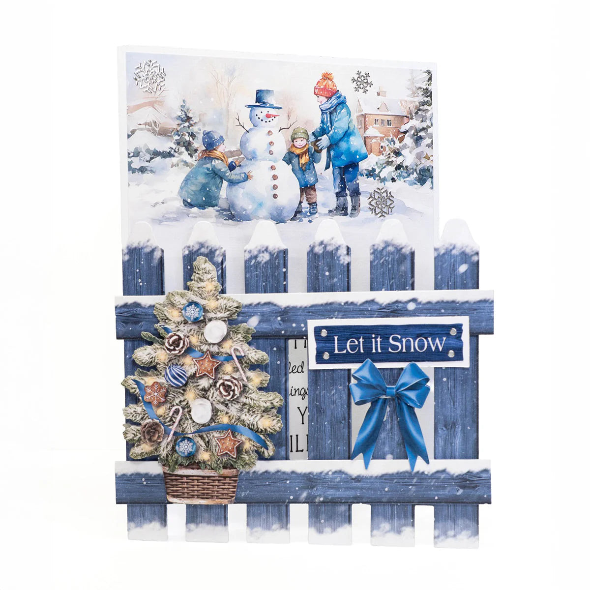 Katy Sue Die Cut Decoupage – Christmas Floral Embellishments, Winter (pack of 3)