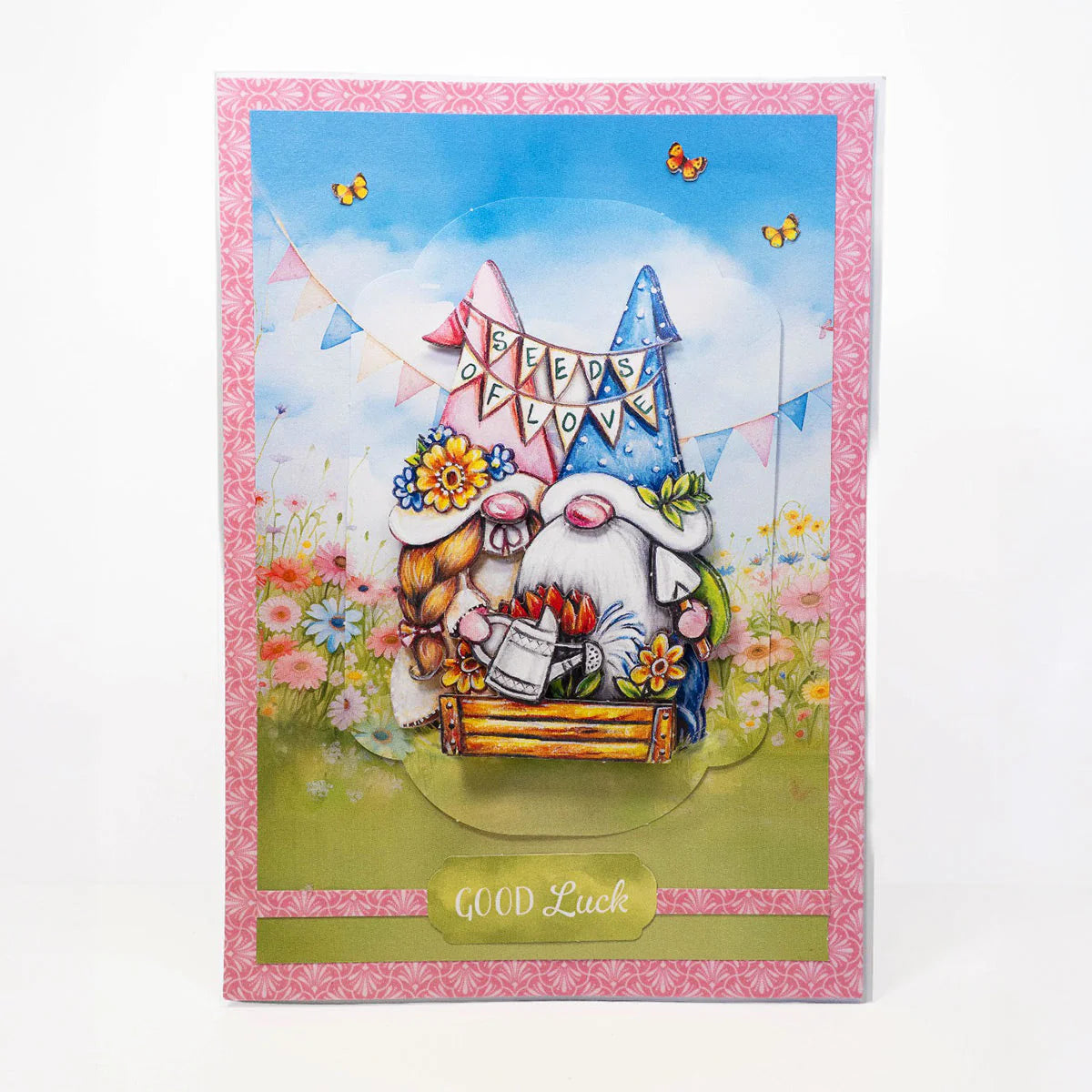 Die Cut Decoupage – Garden Gnomes (Pack of 12)