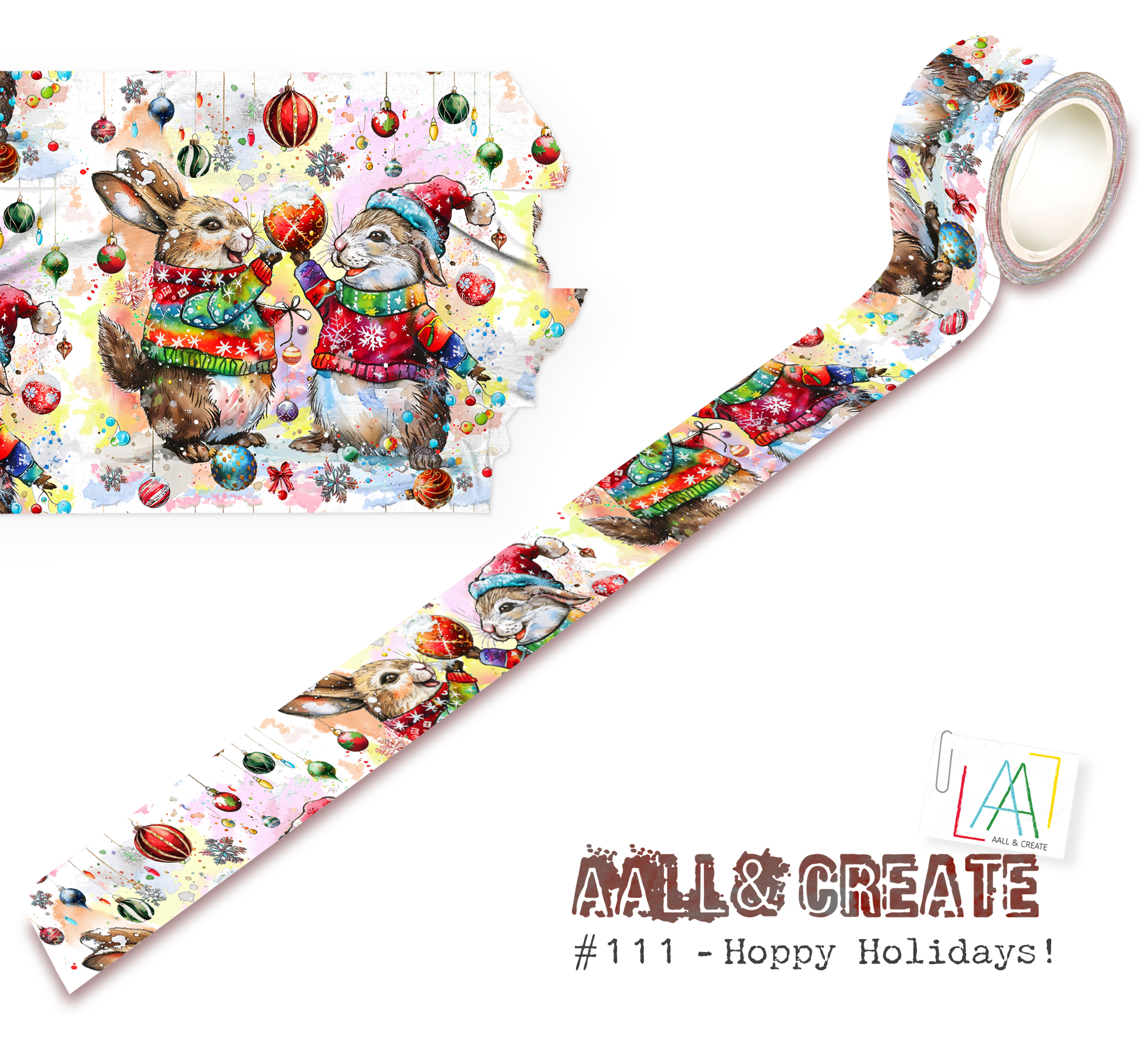 AALL and Create - Washi Tape - Hoppy Holidays!