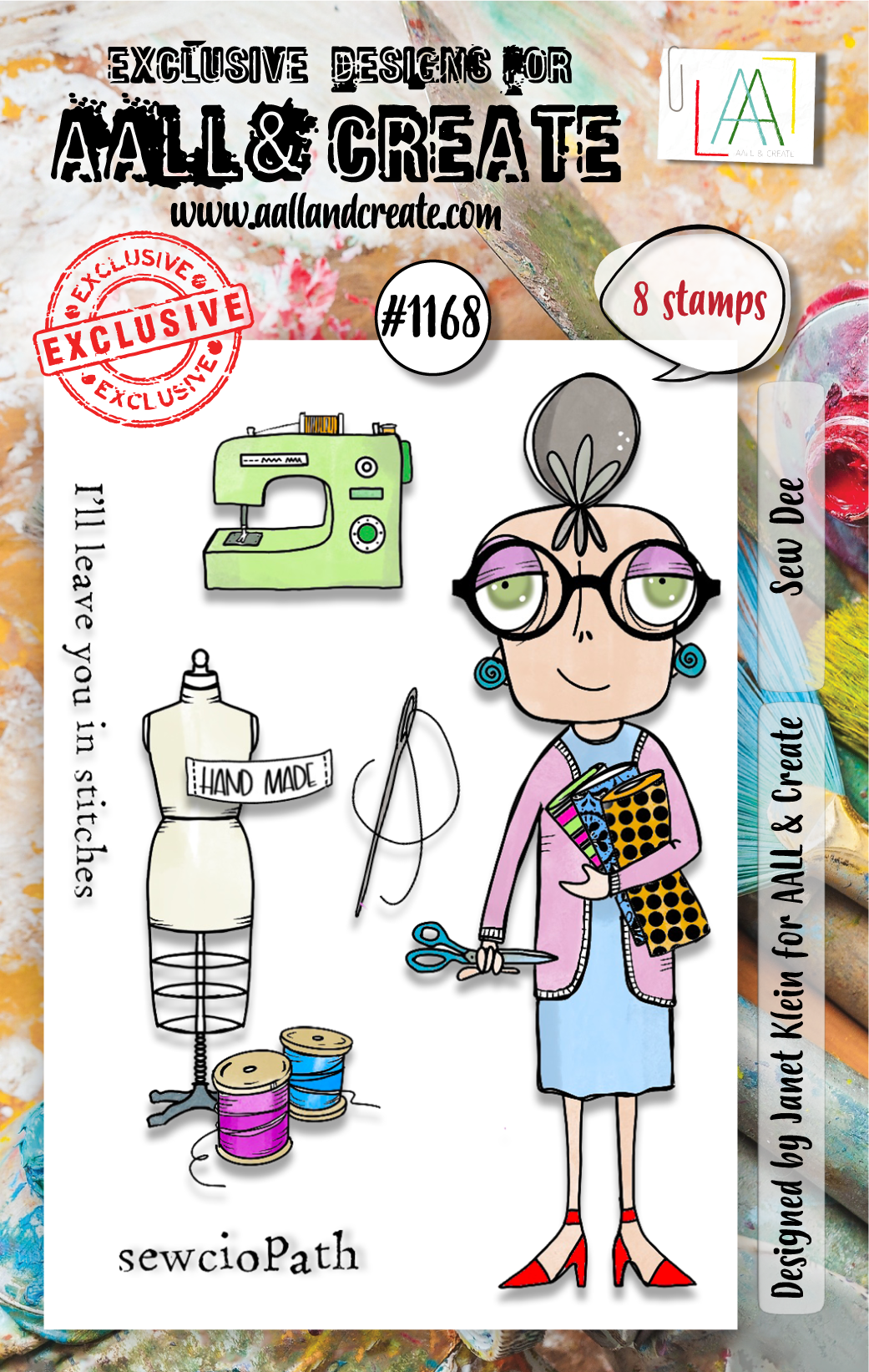 AALL and Create - A7 Stamp Set - Sew Dee