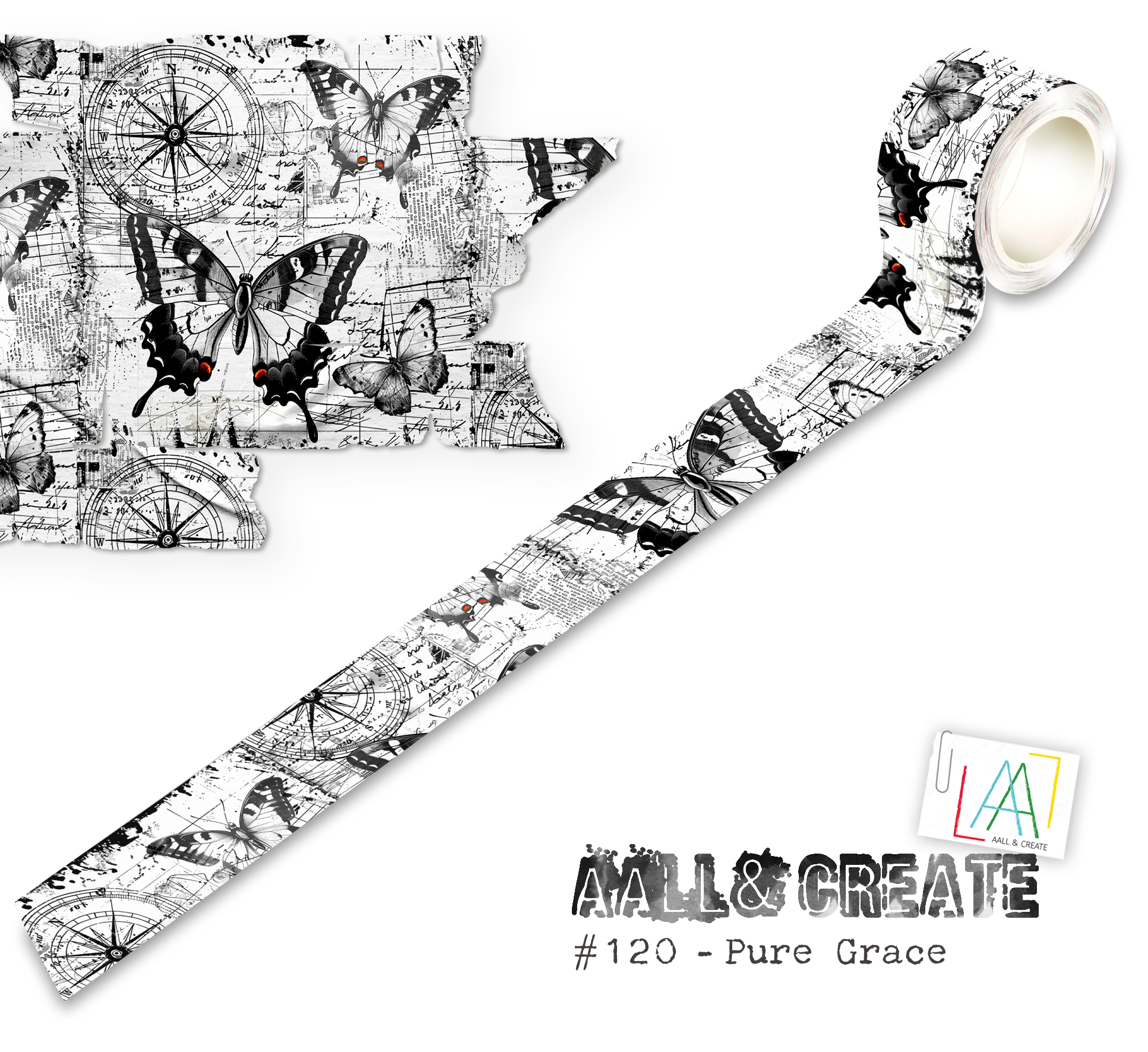 AALL and Create - Washi Tape 25mmx10m - Pure Grace