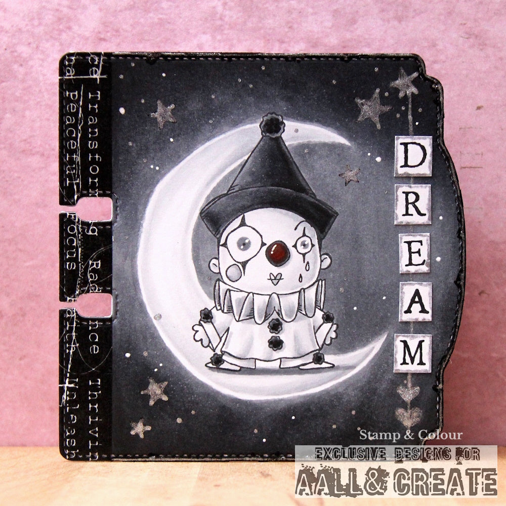 AALL and Create - A7 Stamp Set - Pierrot And Mime