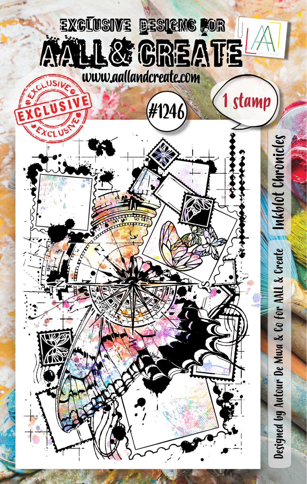 AALL and Create - A7 Stamp Set - Inkblot Chronicles