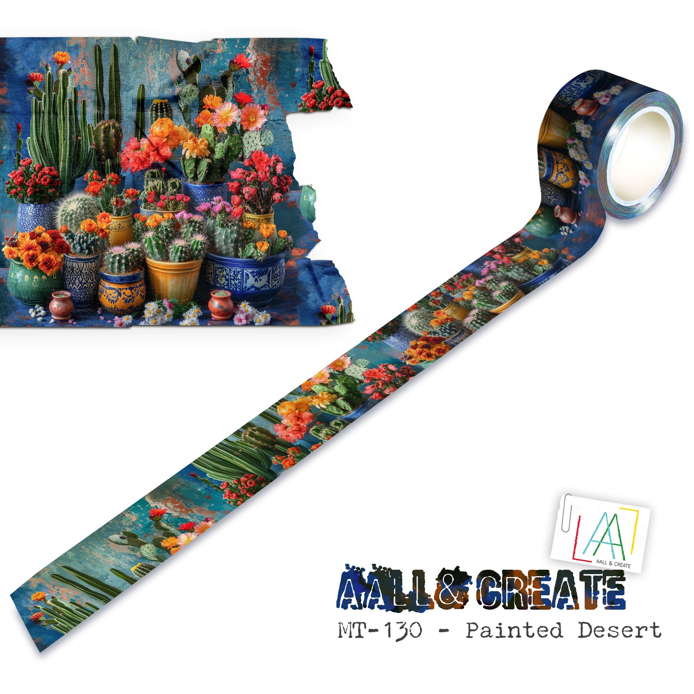 AALL and Create - Washi Tape 25mm x 10m - Painted Desert (Layer-It-Up!)