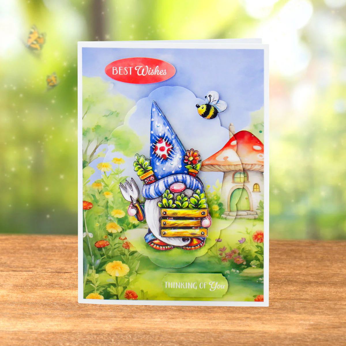 The Garden Gnomes Card Making Kit
