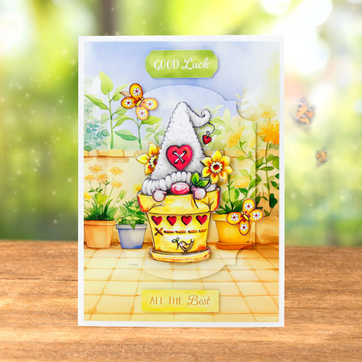 The Garden Gnomes Card Making Kit