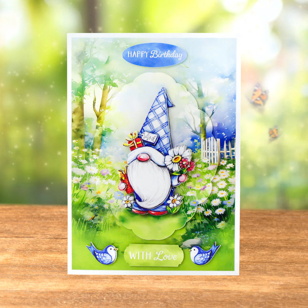 The Garden Gnomes Card Making Kit