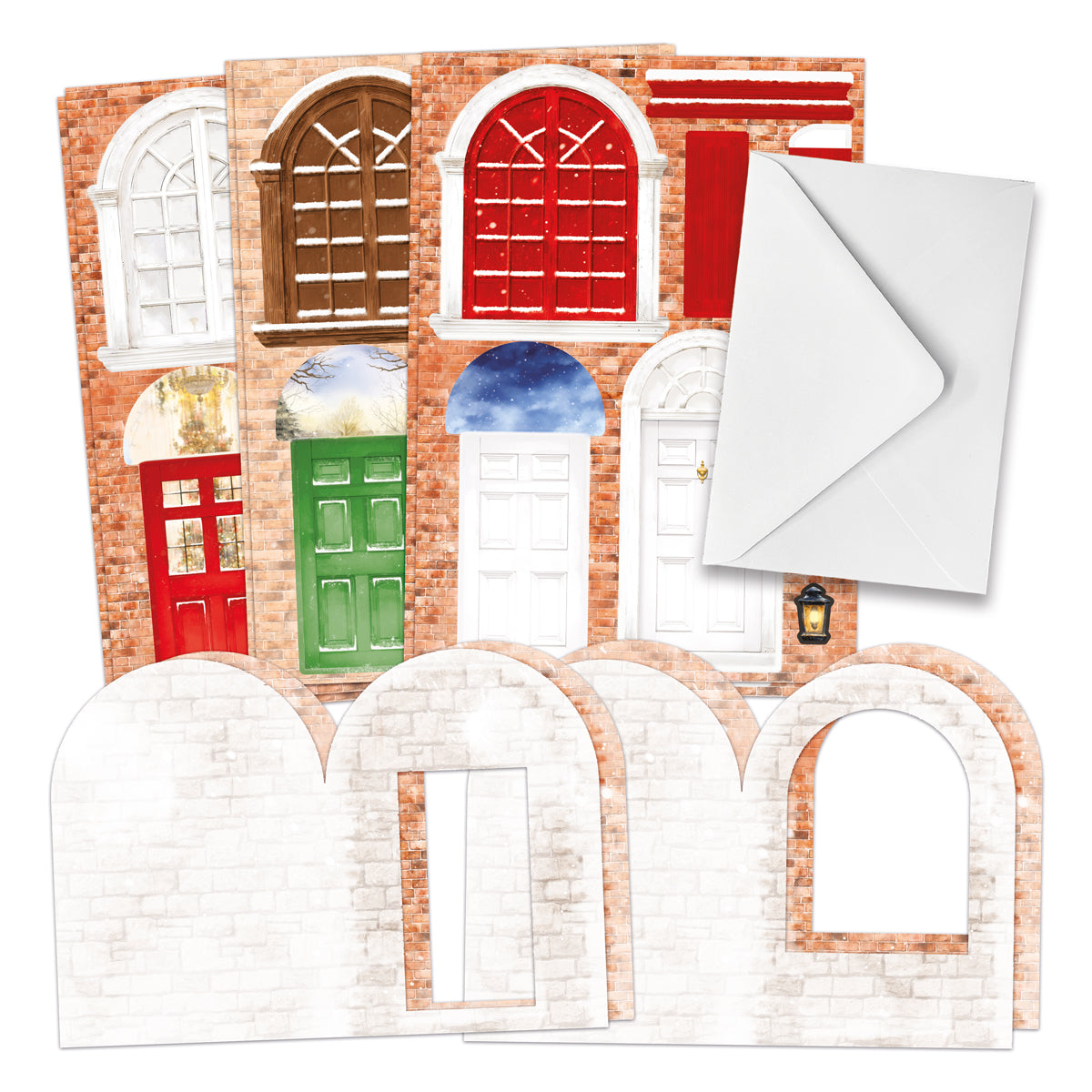 Christmas Windows & Doors, Card Making Kit