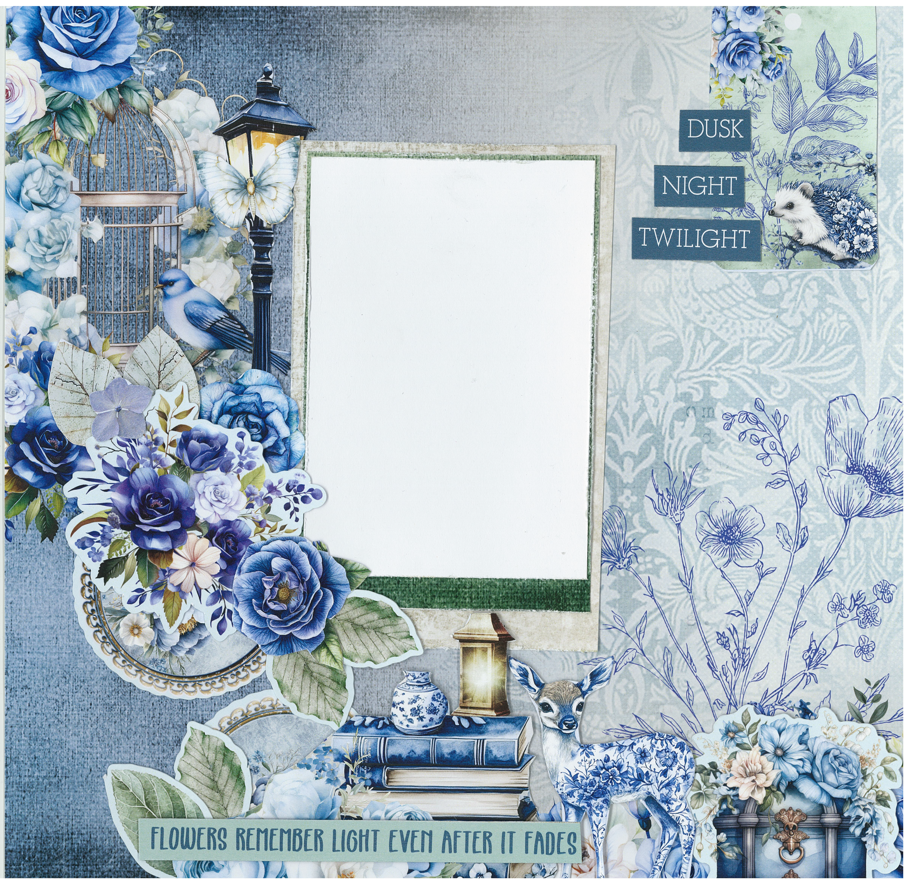 3Quarter Designs Twilight Ink 12x12 Design Paper & Diecuts Set