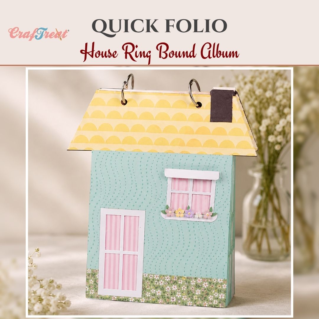 CrafTreat Quick Folio - House Ring Bound Album  