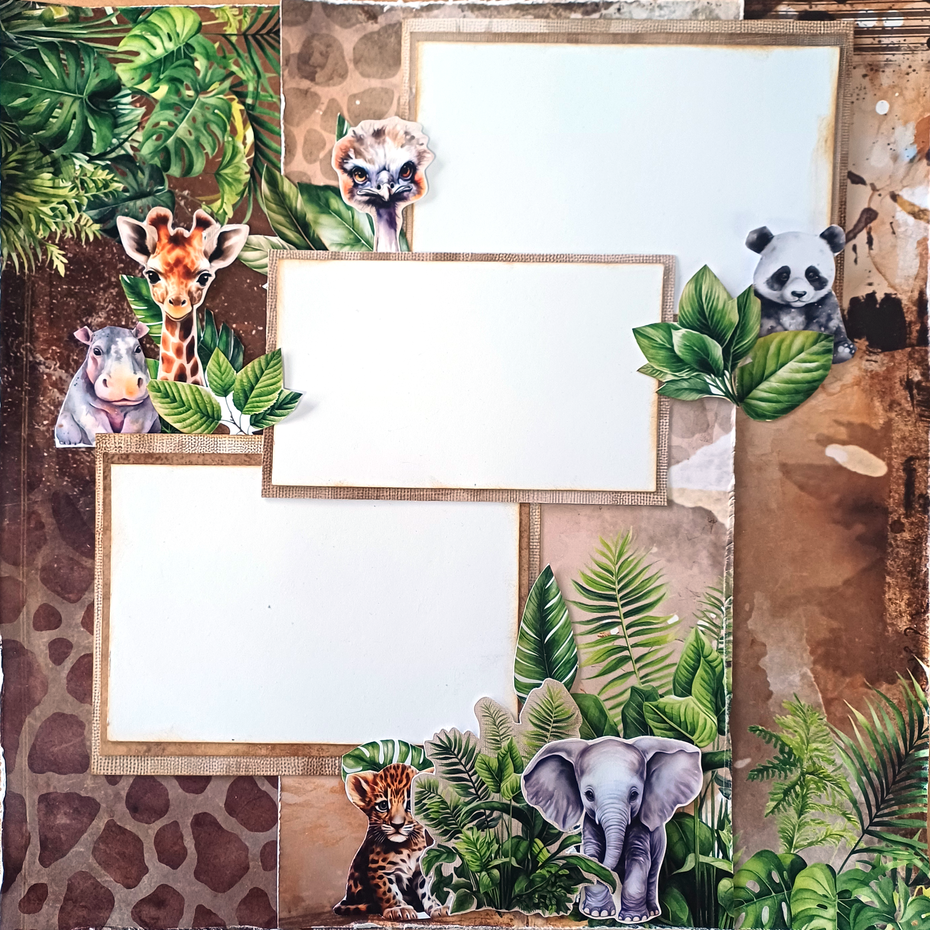 3Quarter Designs Zoo Encounter - 12x12 Design Paper & Diecuts Set Mini Collection