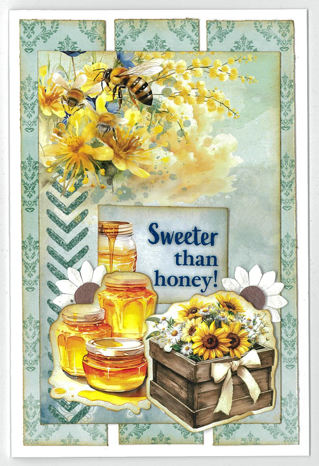 3Quarter Designs Honey Fields 6x4 Card Pack