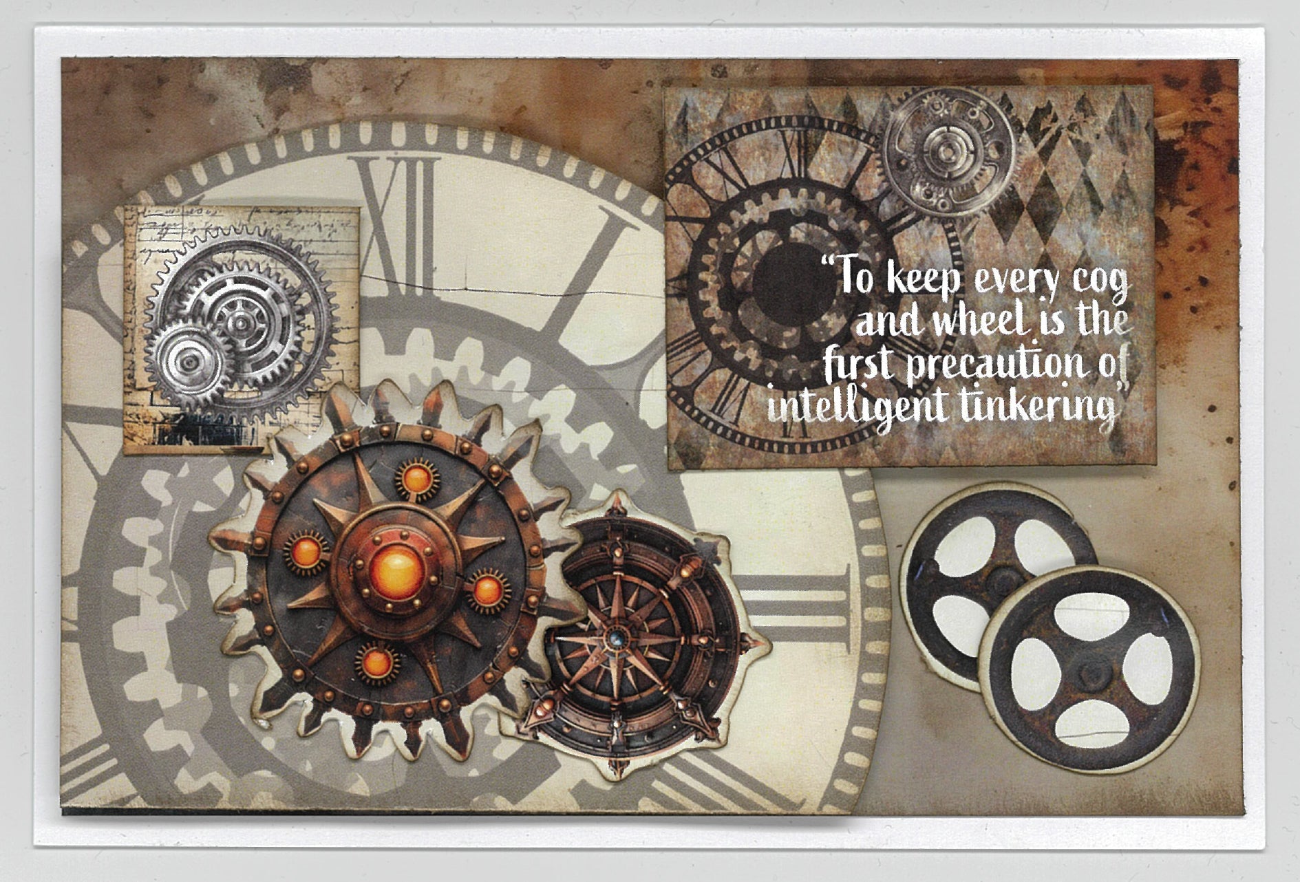 3Quarter Designs Rustic Tinkerer 6x4 Card Pack