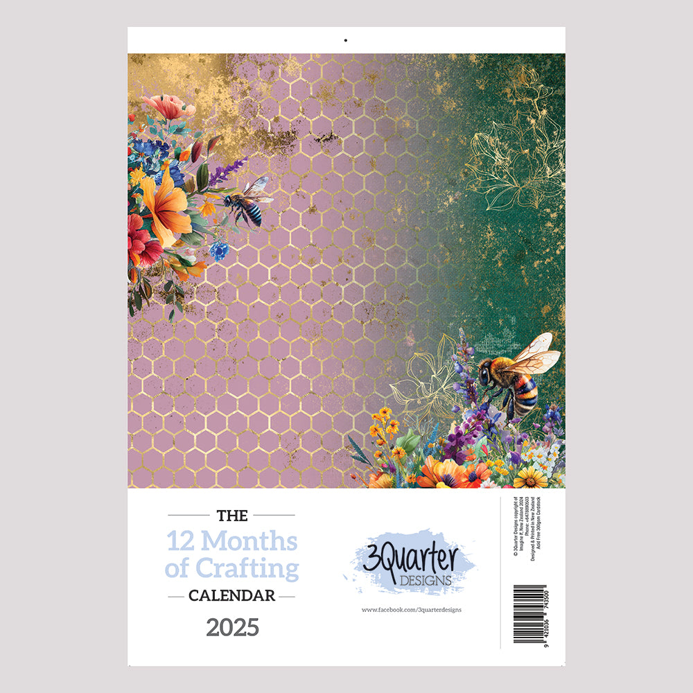 3Quarter Designs - 12 Months Of Crafting Calendar 2025