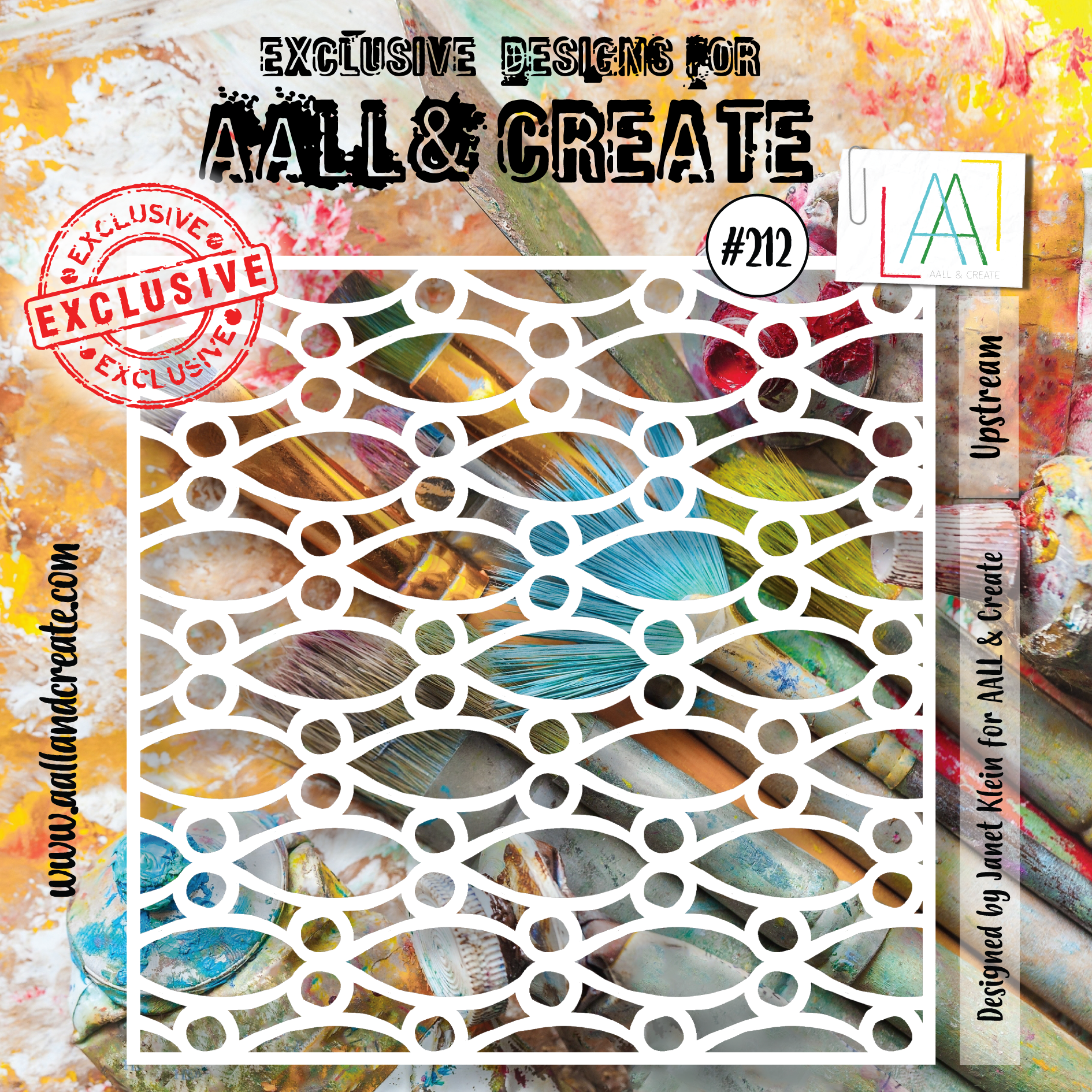 AALL and Create 6"x6" Stencil - 212 - Upstream