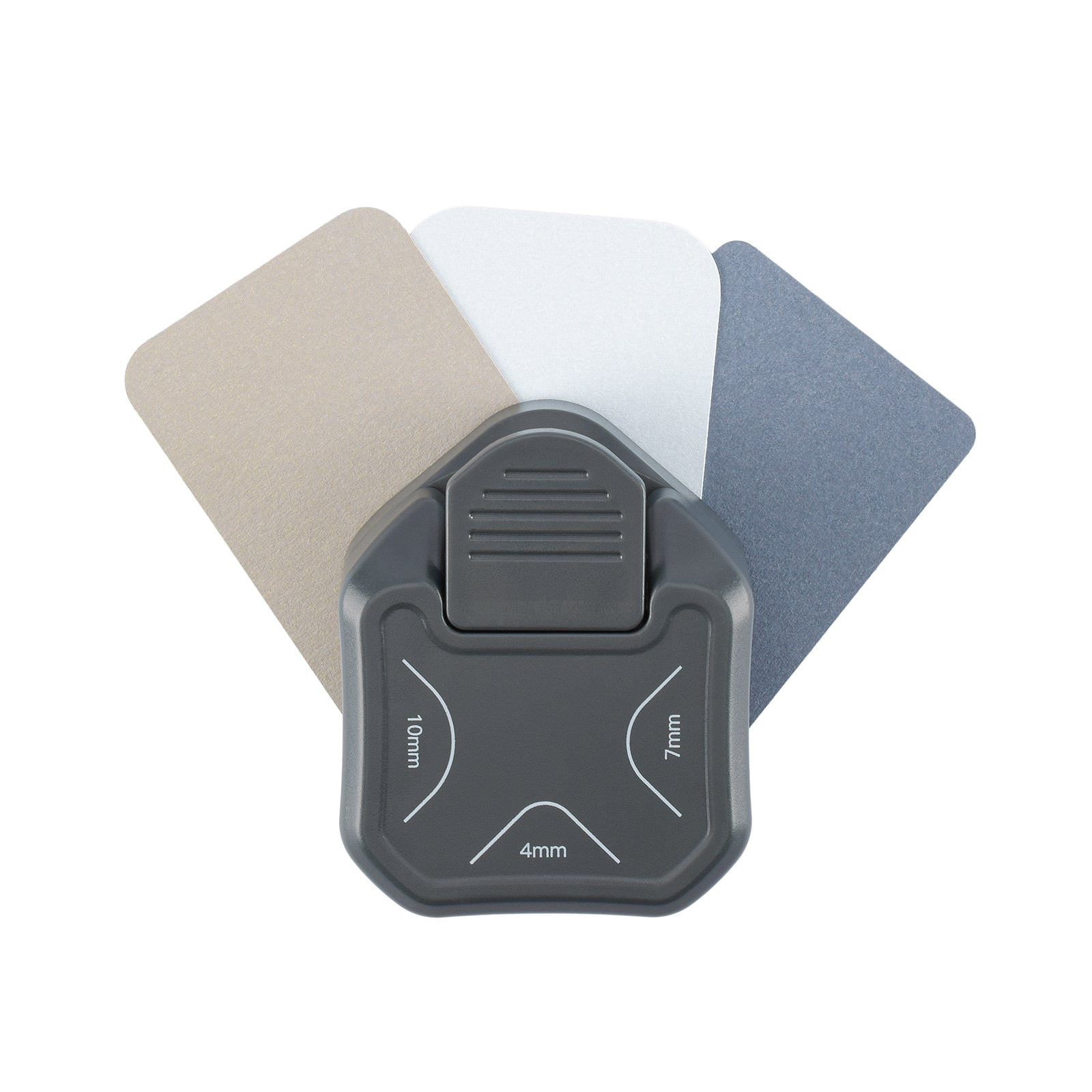 Vaessen Creative • 3-in-1 Corner Punch 4-7-10mm Graphite