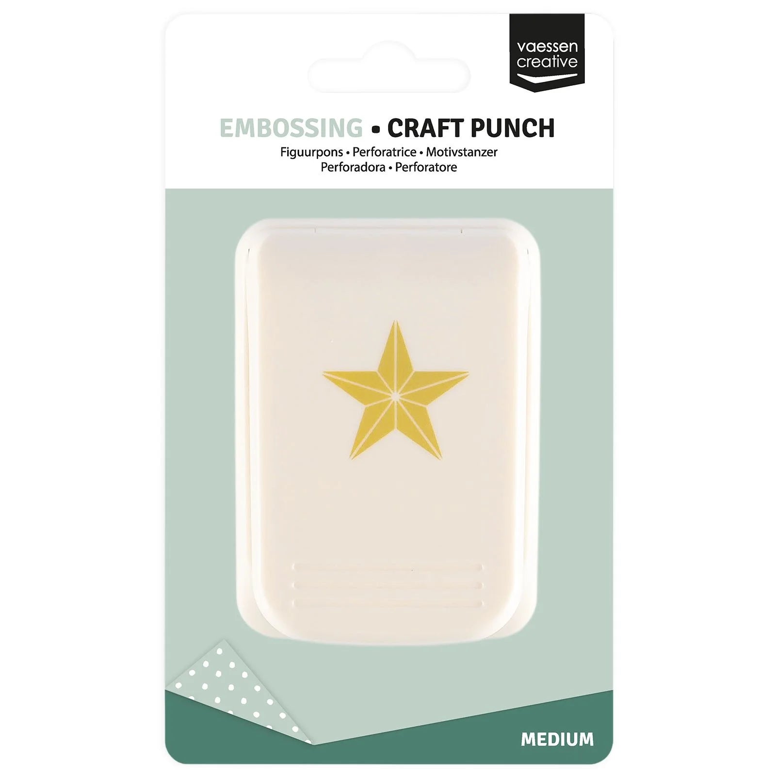 Vaessen Creative • Embossing Craft Punch Star Medium