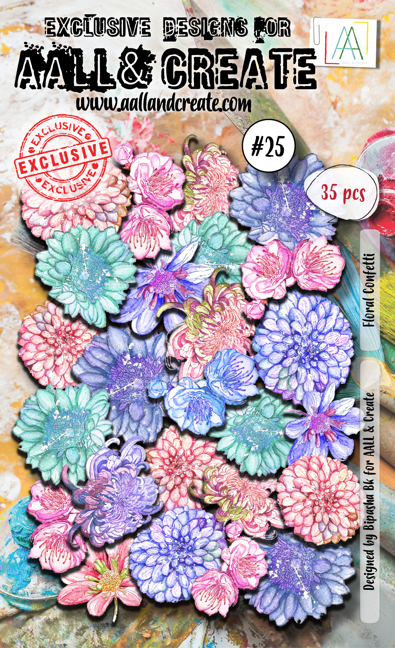 AALL and Create Ephemera Die-Cuts - 25 - Floral Confetti