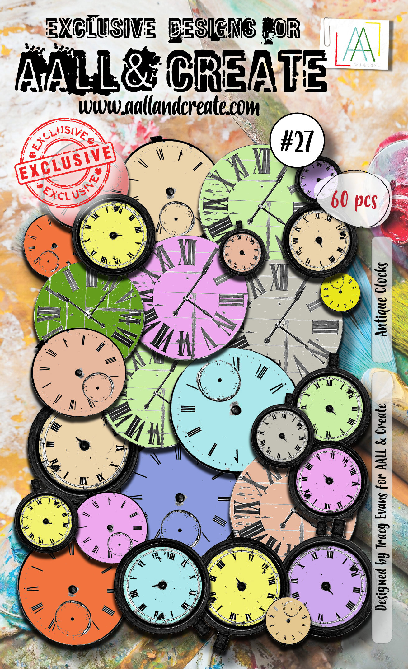 AALL and Create Ephemera Die-Cuts - 27 - Antique Clocks