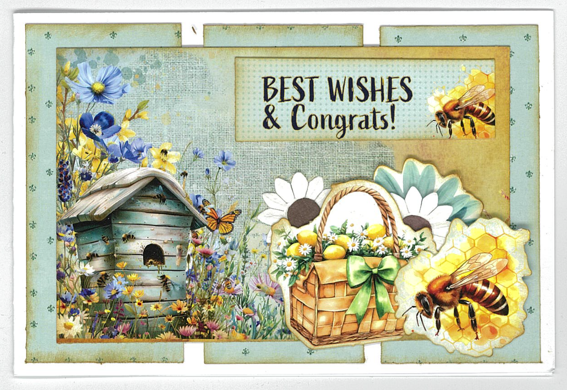 3Quarter Designs Honey Fields 6x4 Card Pack