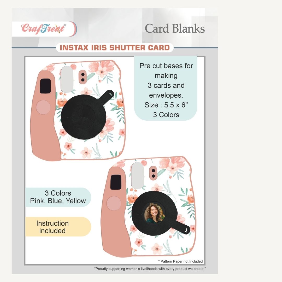 CrafTreat Card Blanks - Instax Iris Lens Card