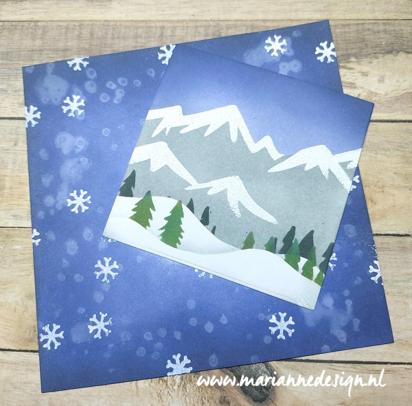 Marianne Design Mask Stencil - 2-Layer Snow