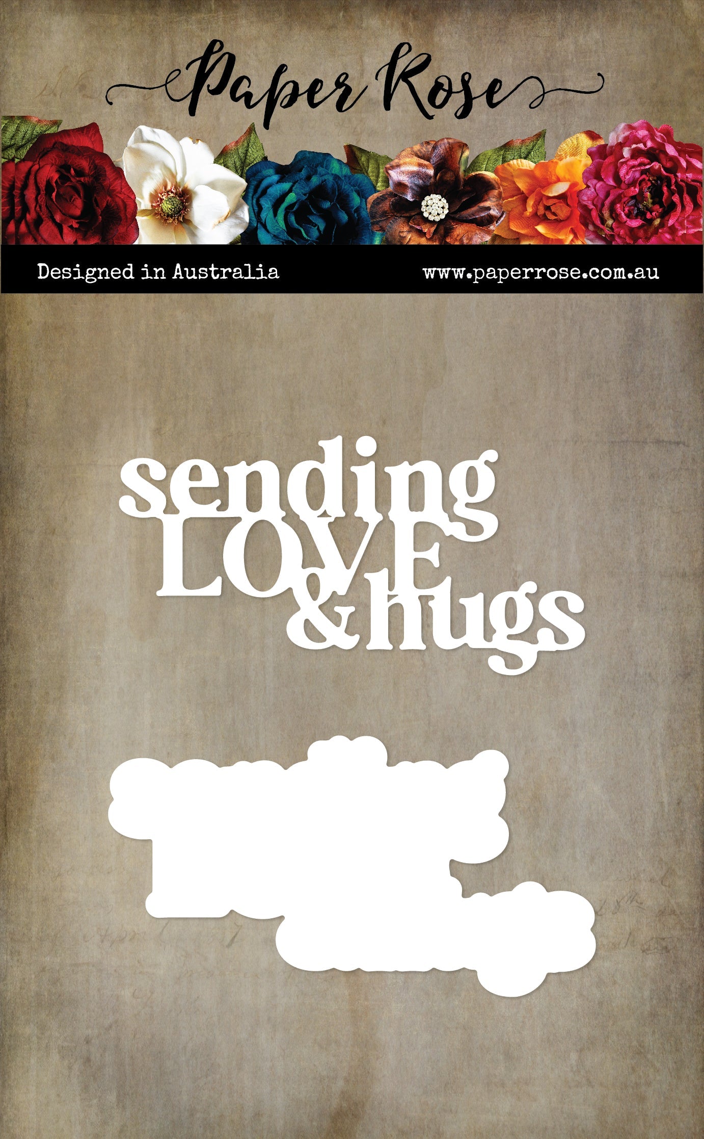 Sending Love & Hugs Metal Cutting Die 33861