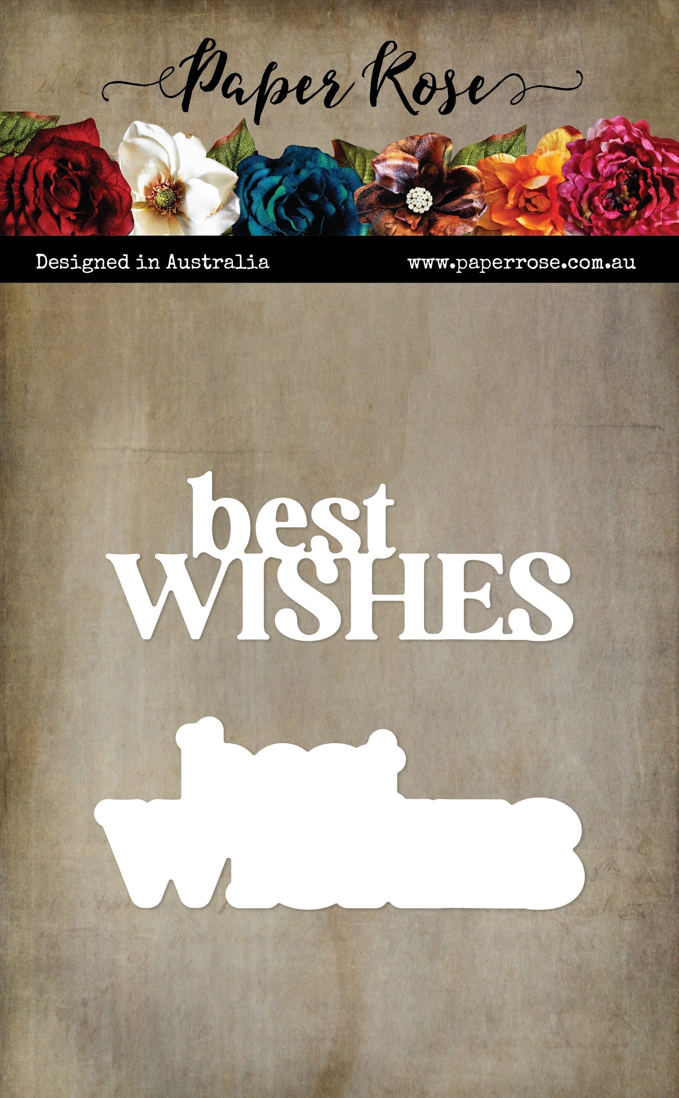 Best Wishes Large Layered Metal Cutting Die 33930