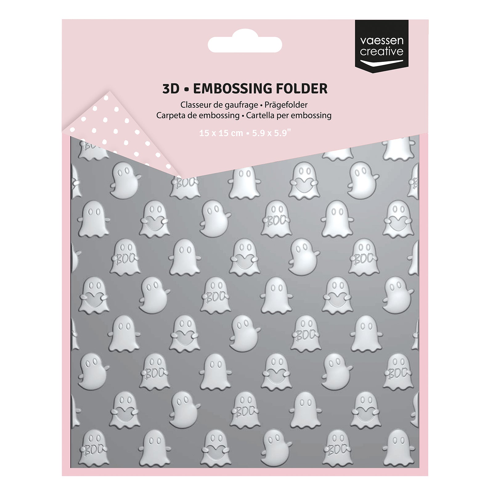 Vaessen Creative • Embossing Folder Ghosts 5.9x5.9in 1pcs