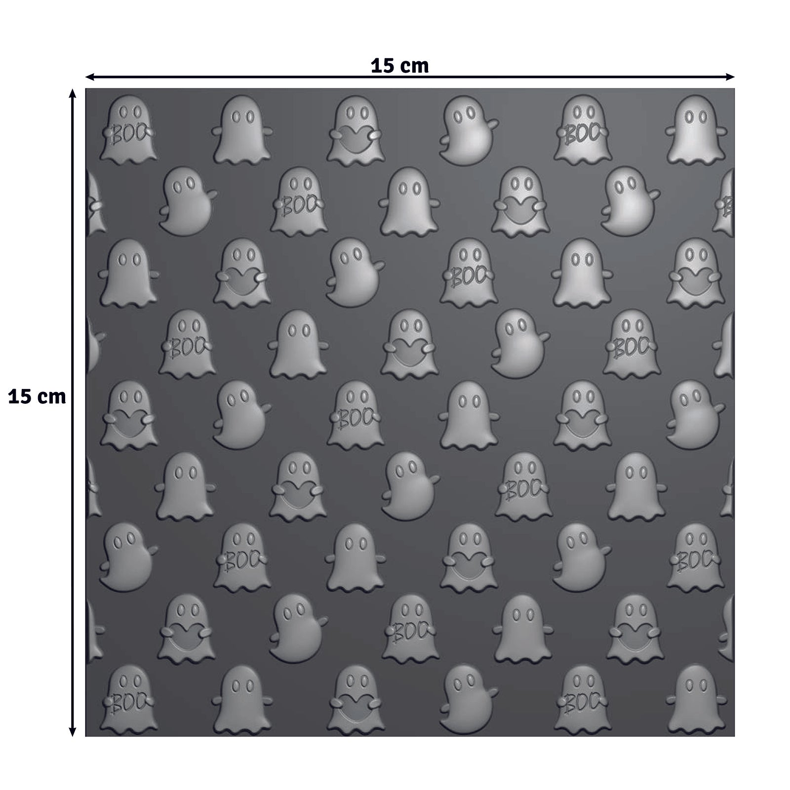 Vaessen Creative • Embossing Folder Ghosts 5.9x5.9in 1pcs