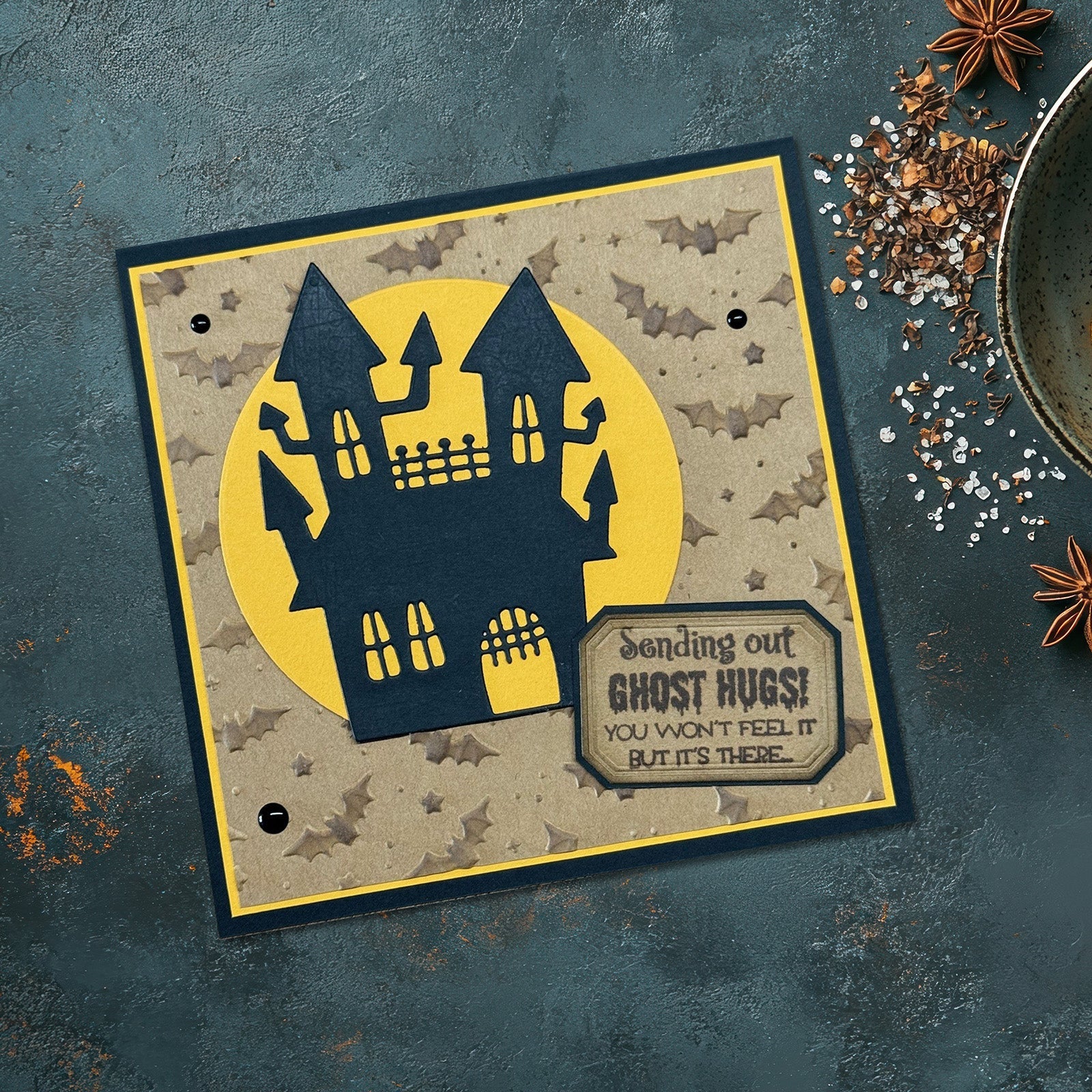 Vaessen Creative • Embossing Folder Bats 5.9x5.9in 1pcs