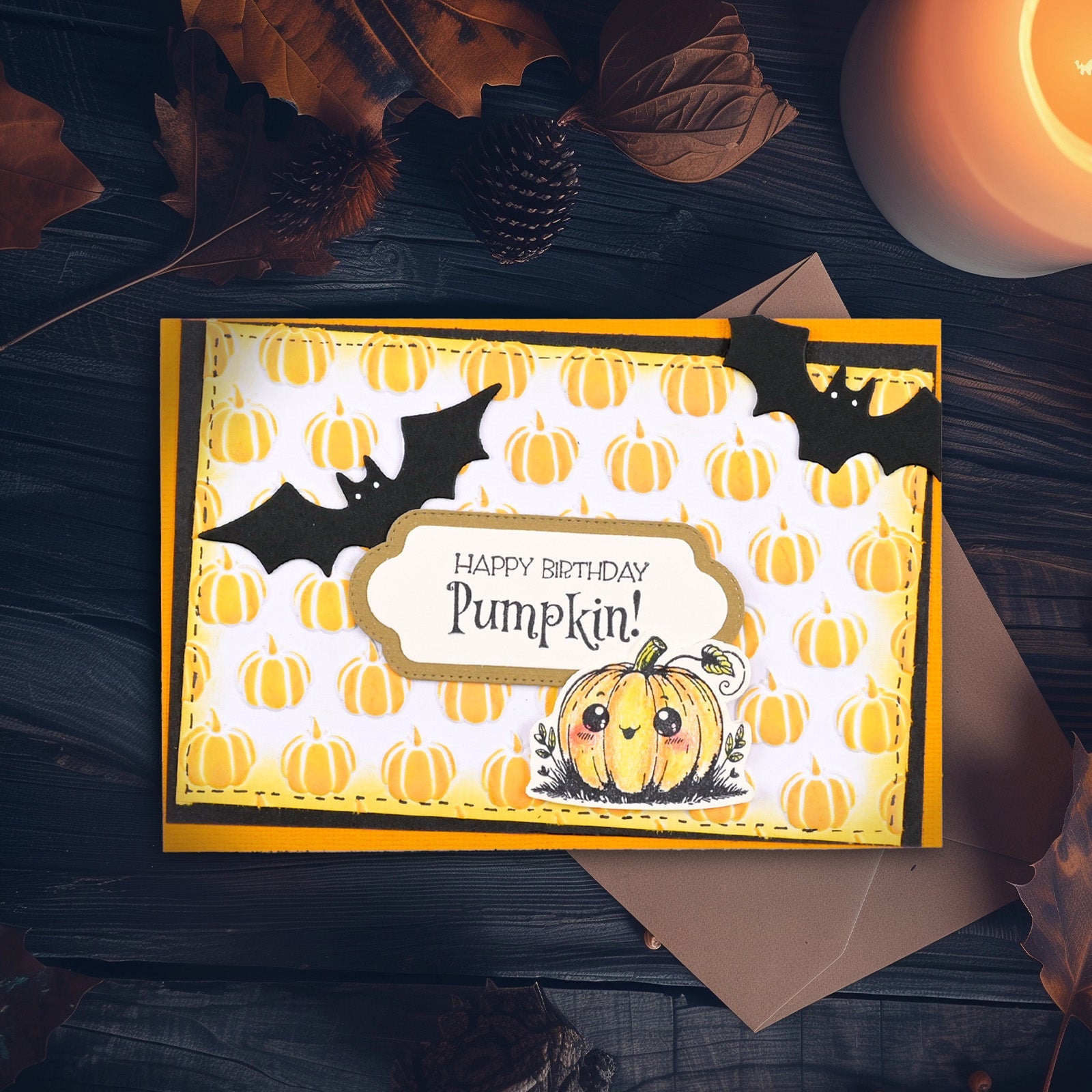 Vaessen Creative • Embossing Folder Pumpkins 5.9x5.9in 1pcs