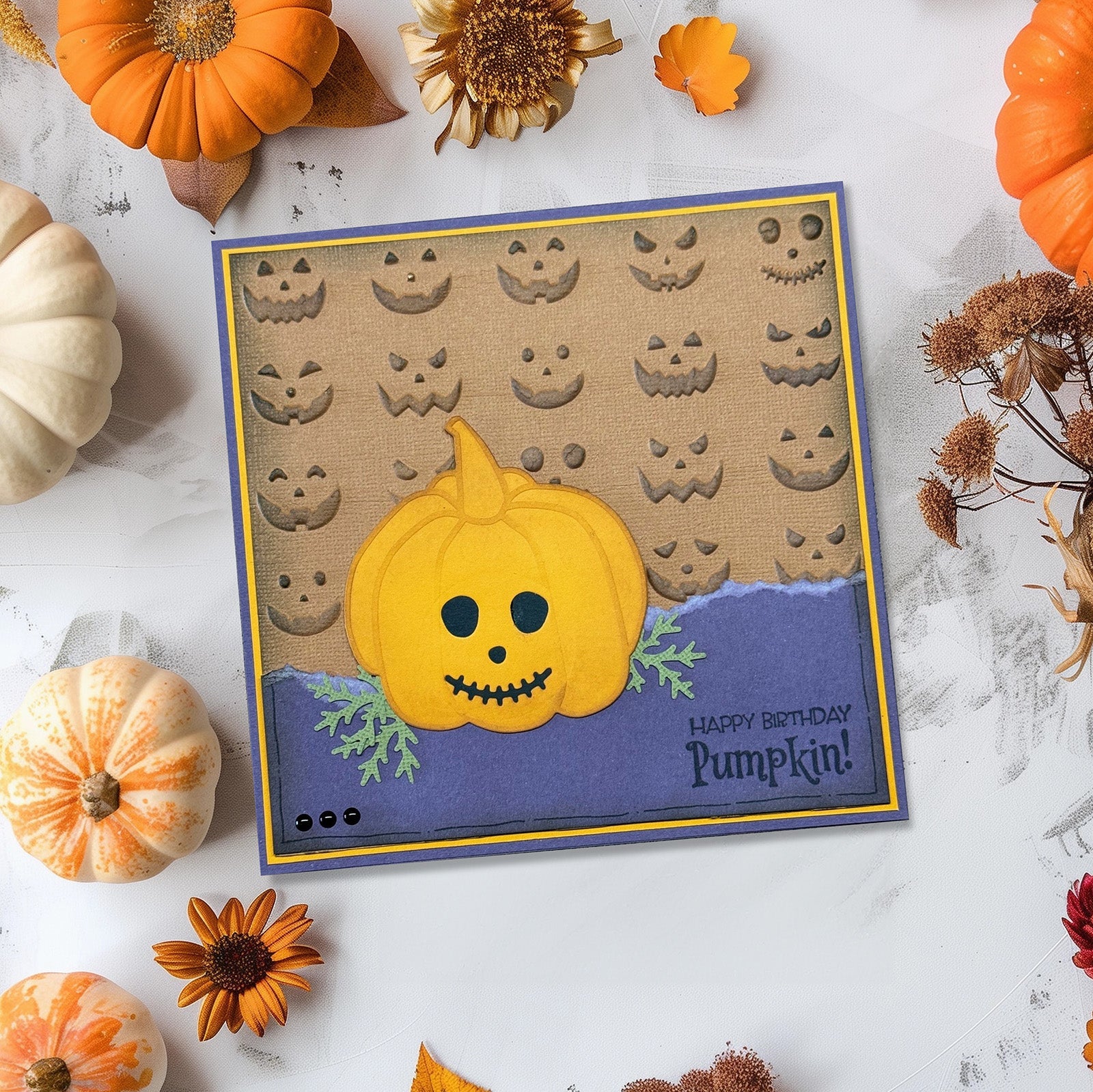 Vaessen Creative • Stencil Pumpkin Faces 5.9x5.9in