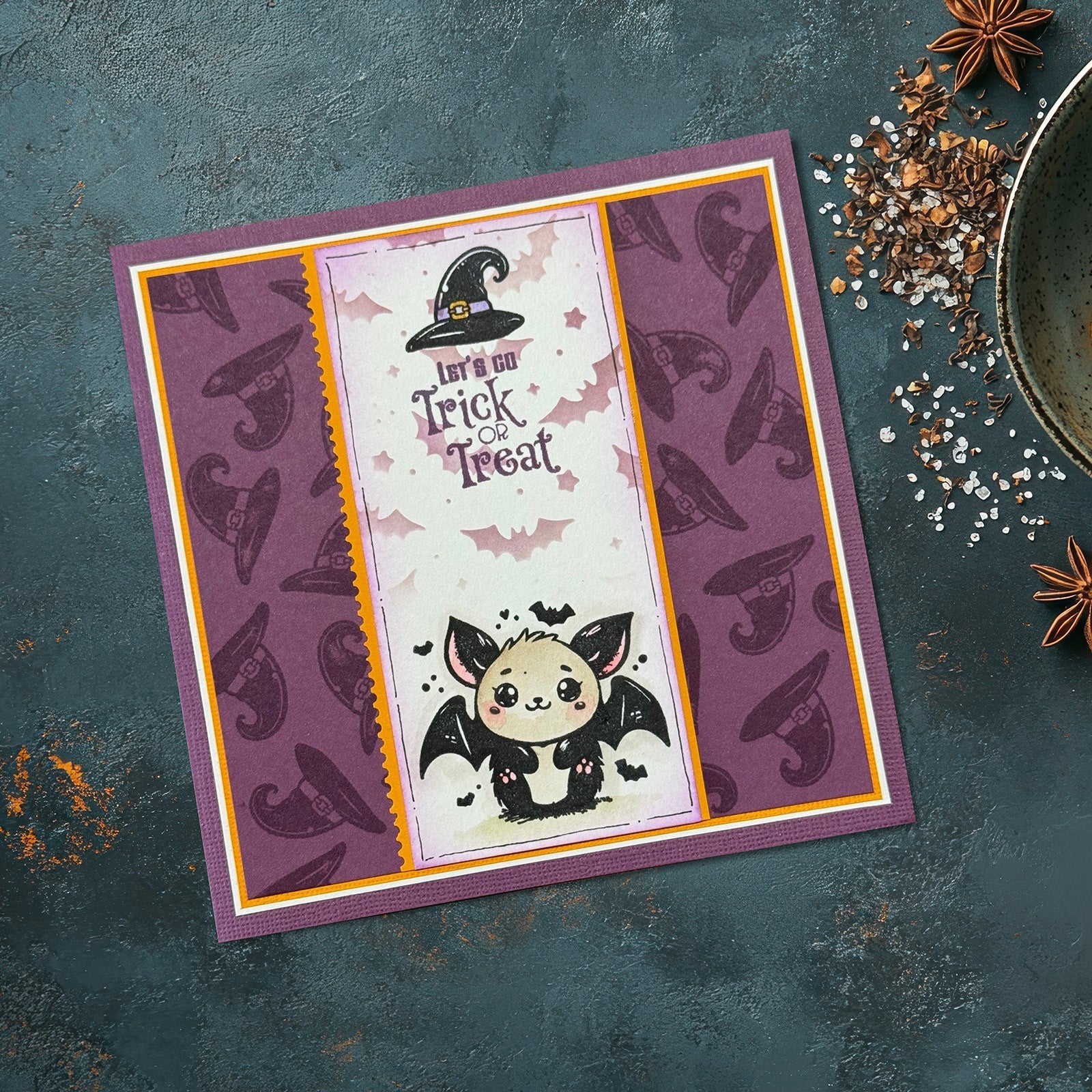 Vaessen Creative • Clear Stamps Trick or Treat 9pcs