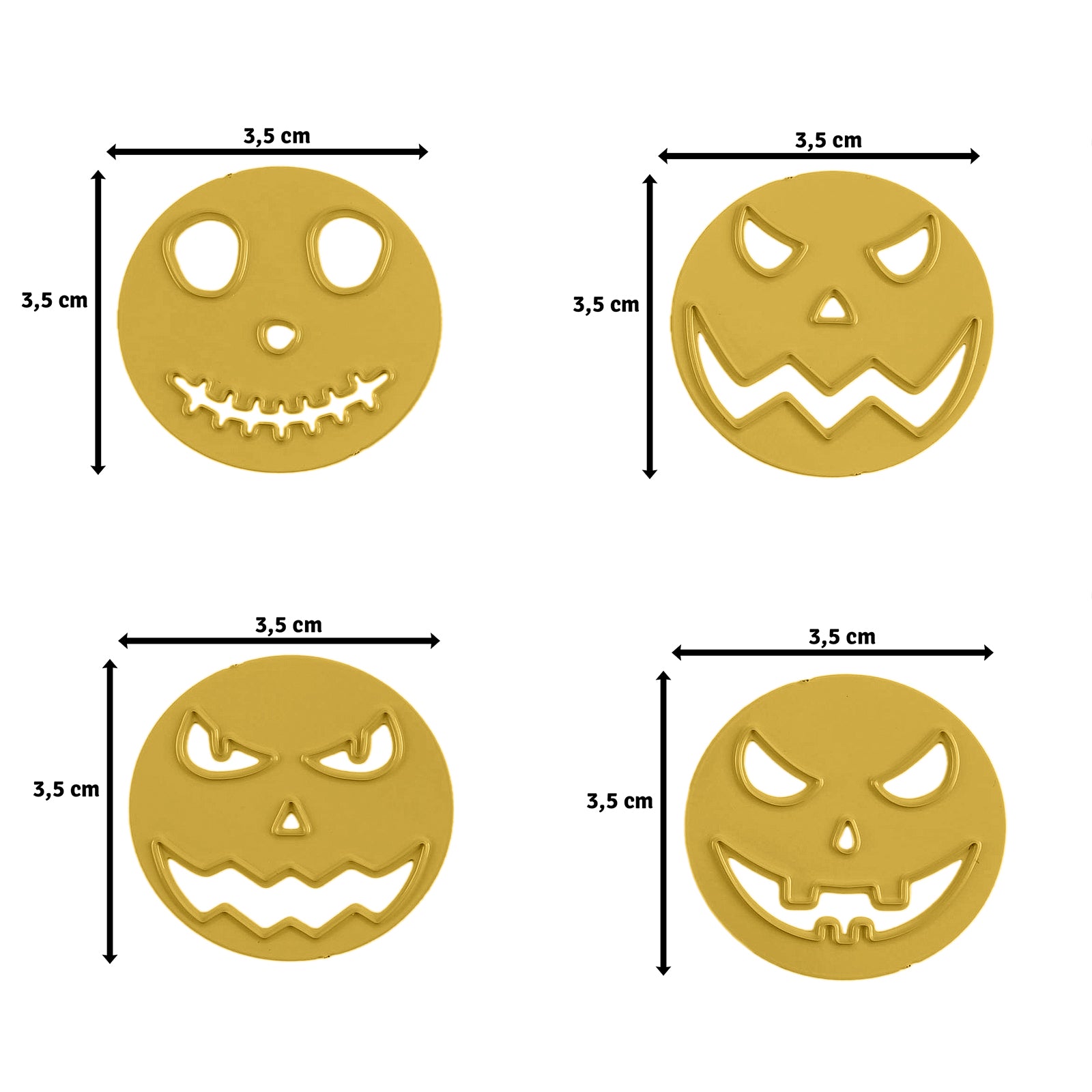 Vaessen Creative • Cutting Dies Pumpkin Faces 4pcs
