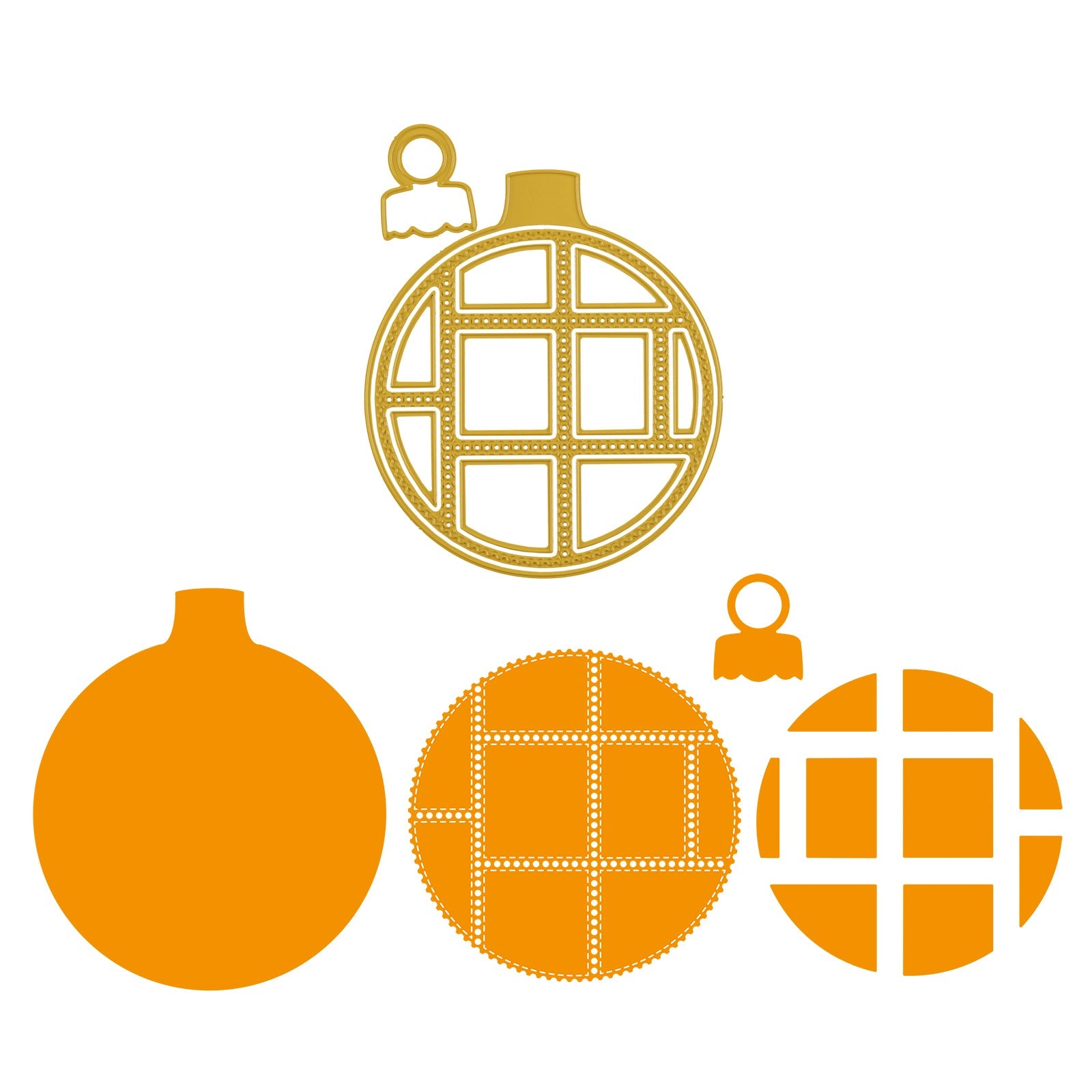 Vaessen Creative • Cutting Die Set Postal Bauble