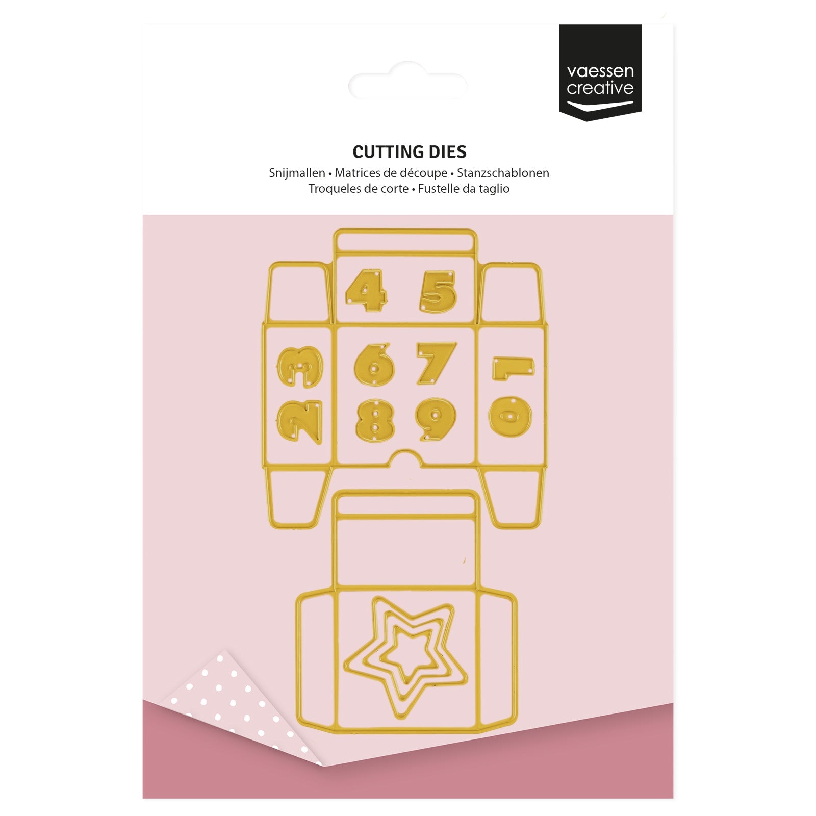 Vaessen Creative • Cutting Die Set Adventcalendar Box