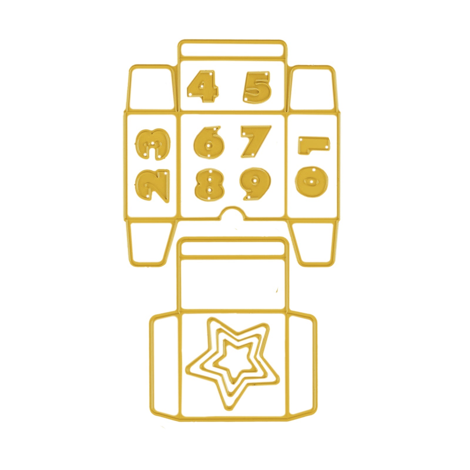 Vaessen Creative • Cutting Die Set Adventcalendar Box