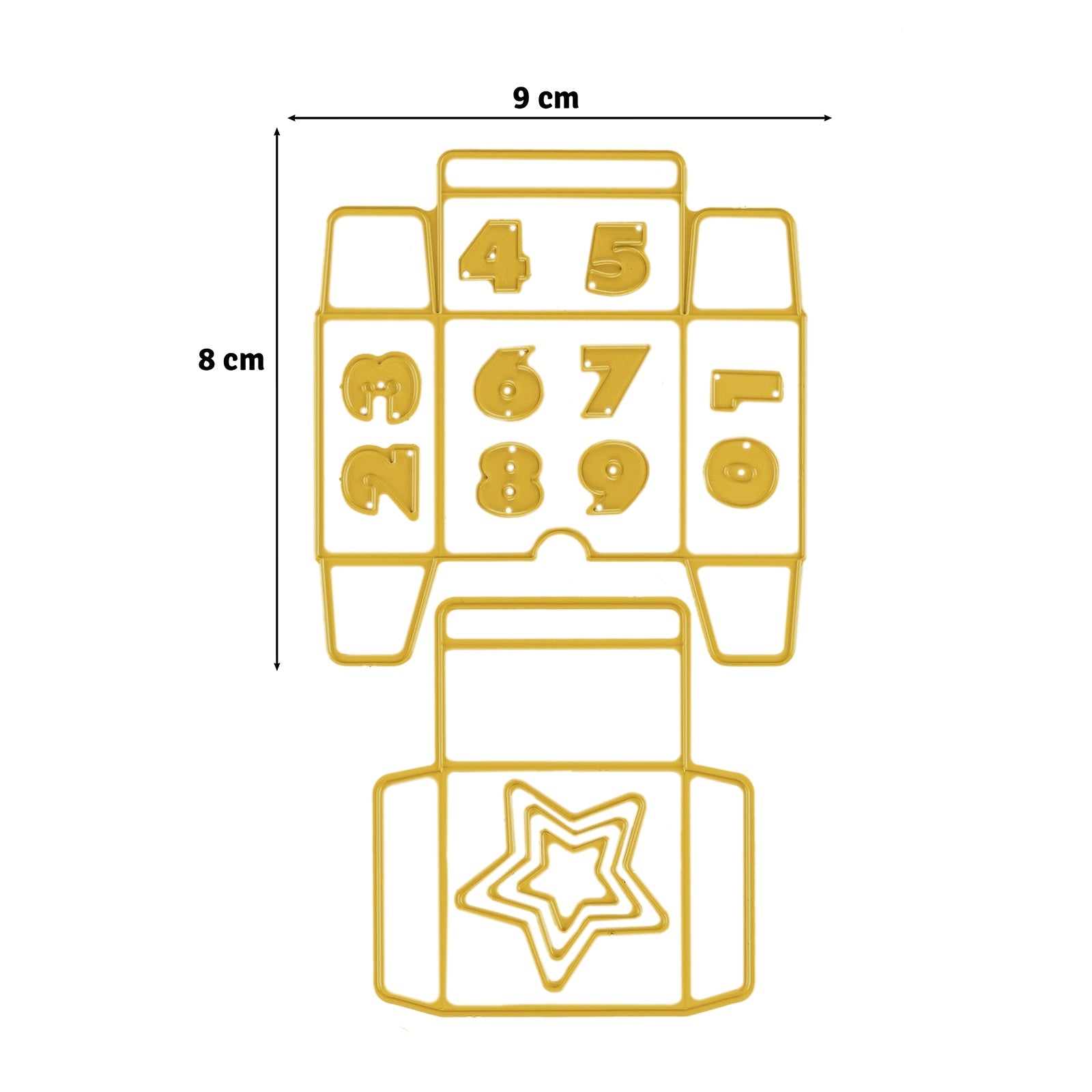 Vaessen Creative • Cutting Die Set Adventcalendar Box