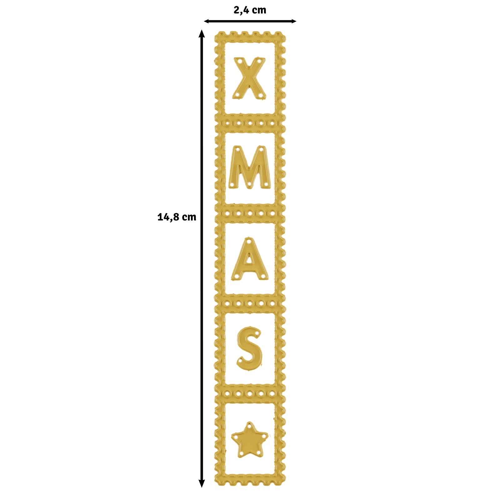 Vaessen Creative • Cutting Die Set Postal Stamp Strip