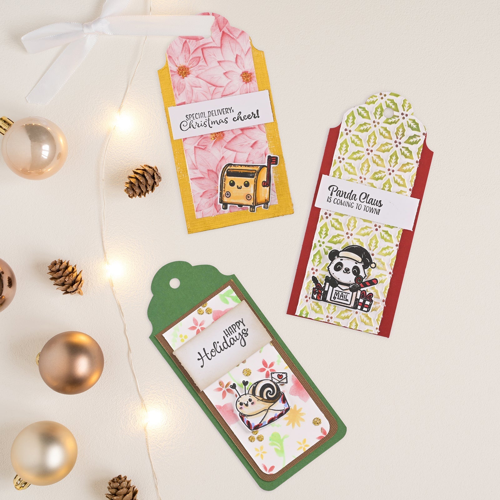 Vaessen Creative • Clear Stamps Panda Claus