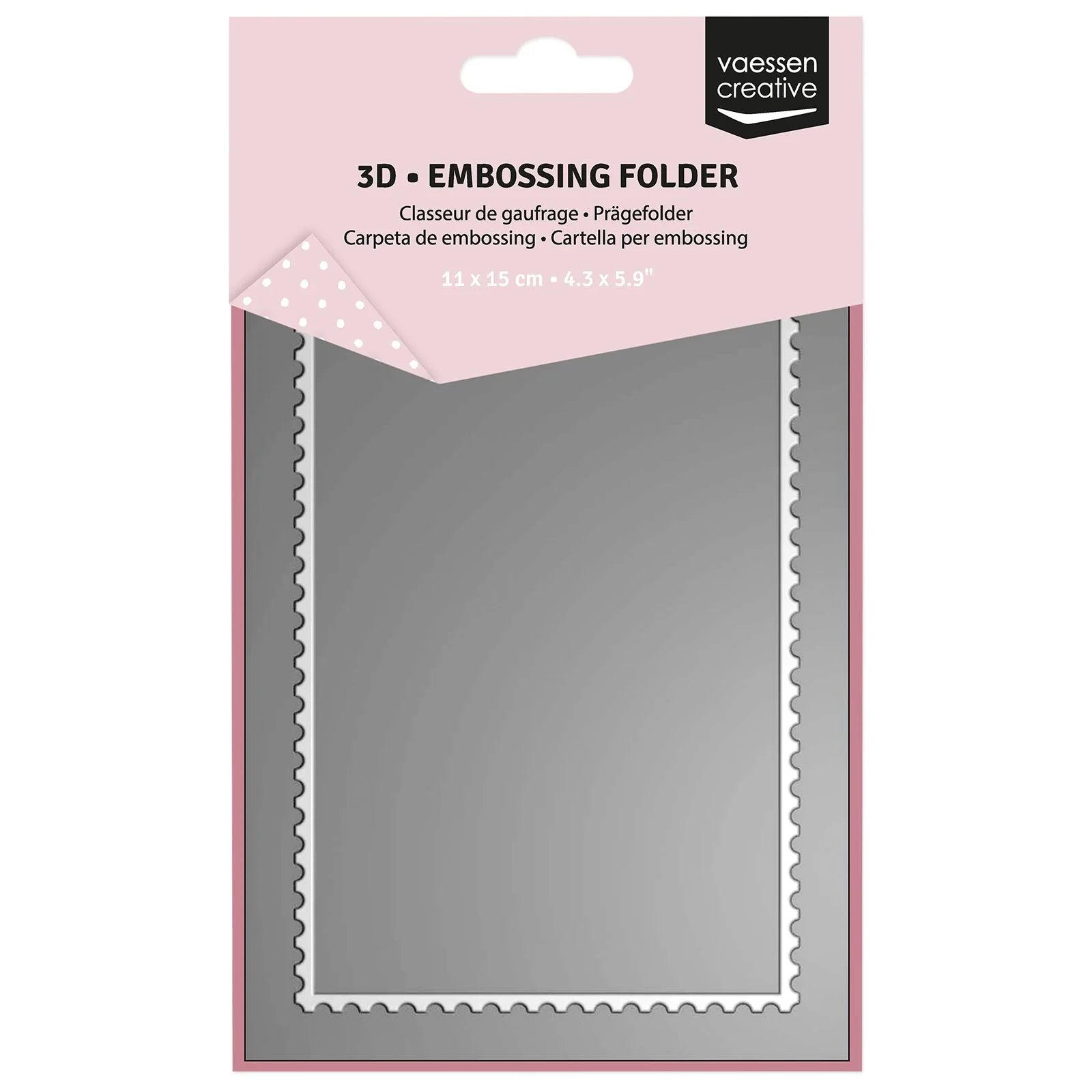 Vaessen Creative • 3D Embossing Folder Stamps 4.3x5.9″