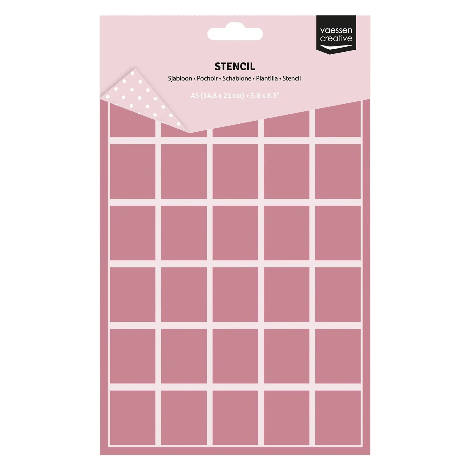 Vaessen Creative • Stencil A5 Rectangles