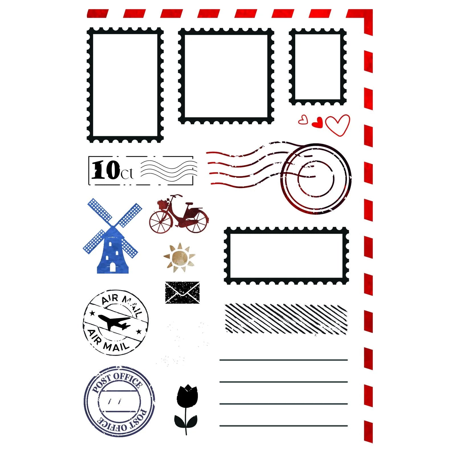Vaessen Creative • Clear Stamps From the Postbox