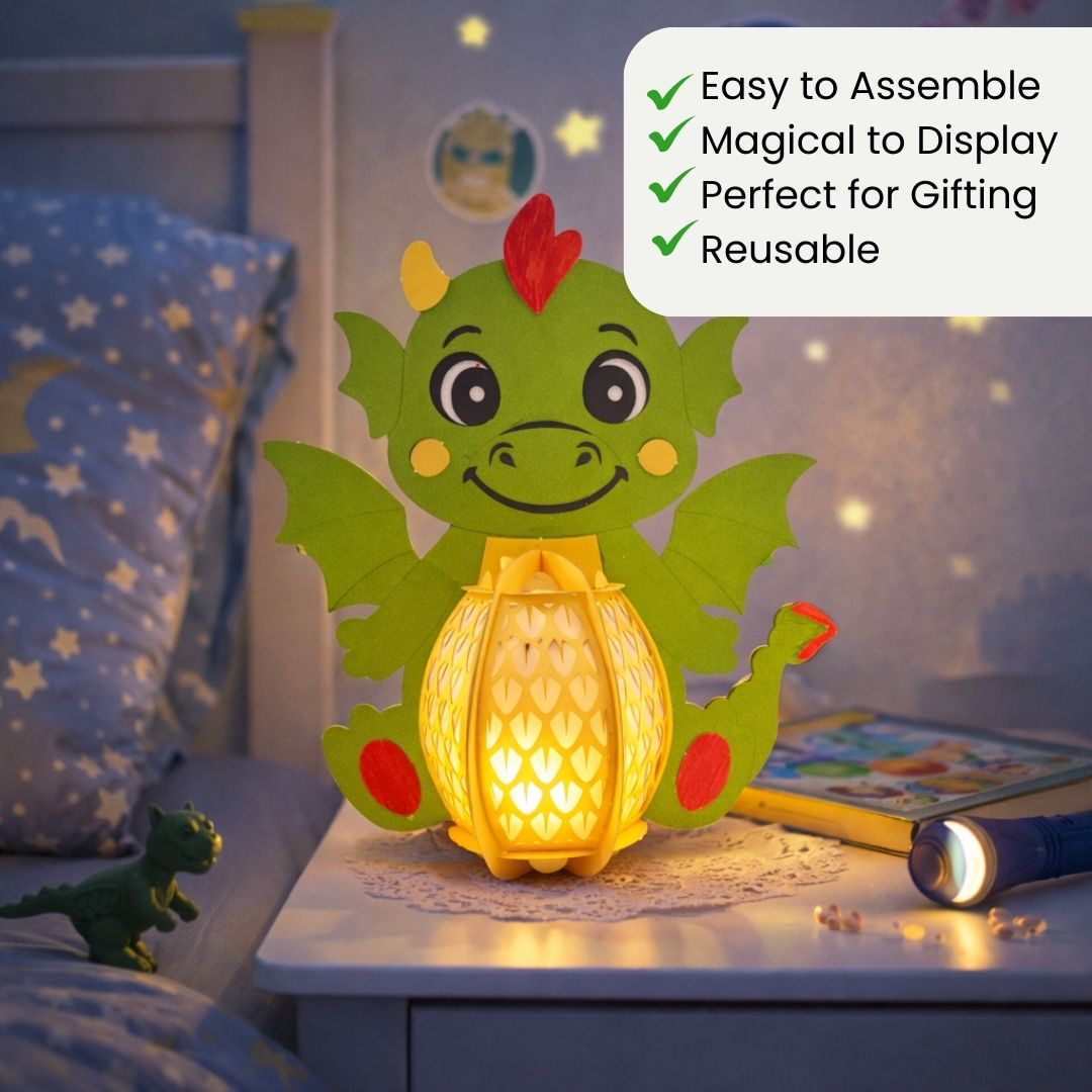 CrafTreat DIY Paper Lanterns - Dragon