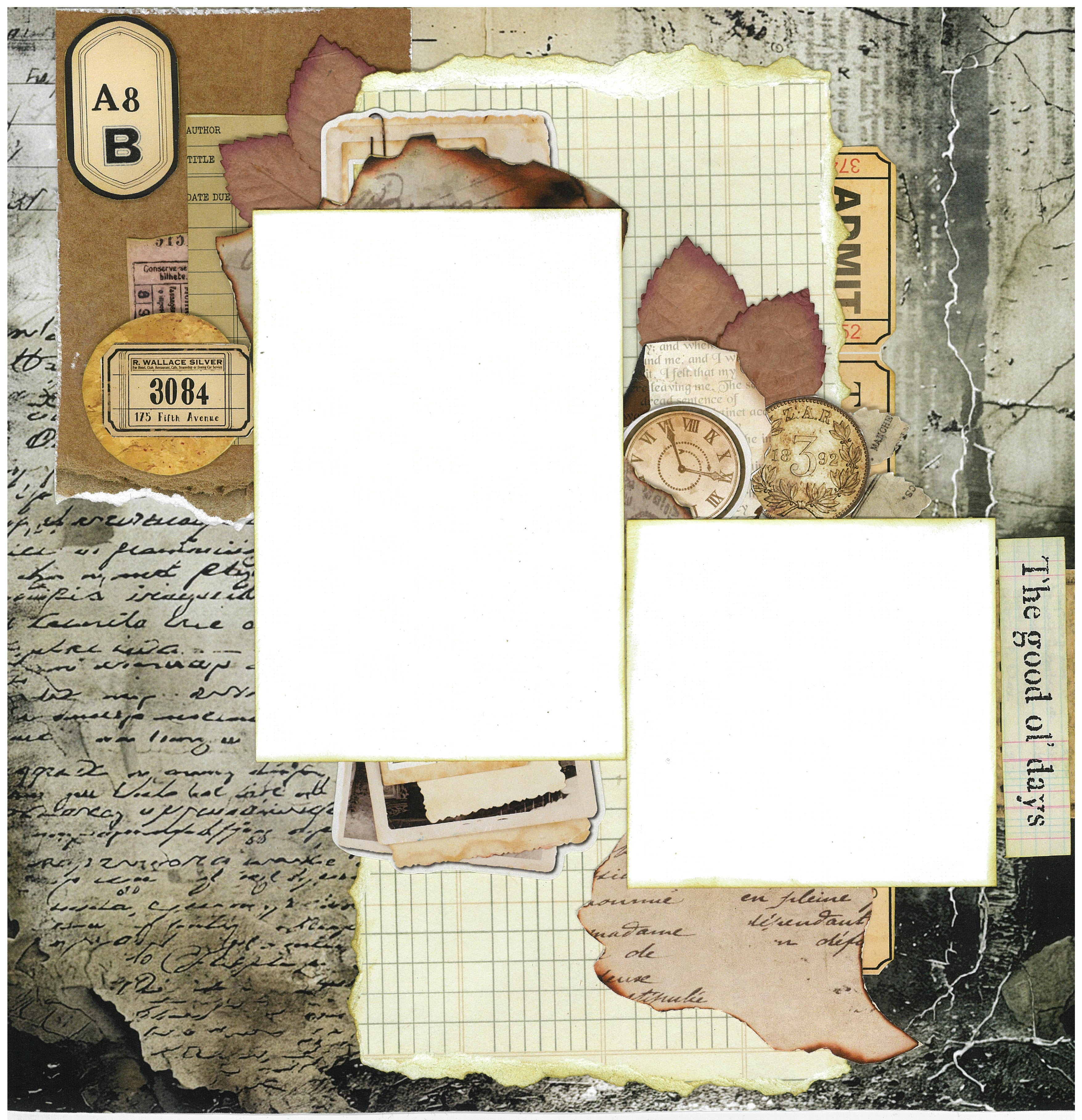 3Quarter Designs Paper Tales 12x12 Designer Paper & Diecuts Set